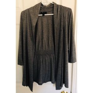 AB Studio Gray Cardigan